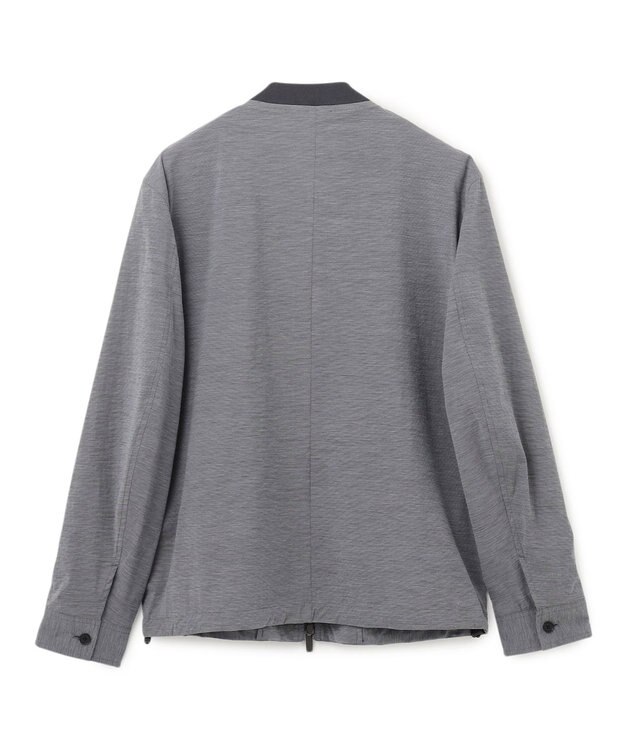 JOSEPH HOMME スーパーストレッチウェザー　ジップアップブルゾン ライトグレー系