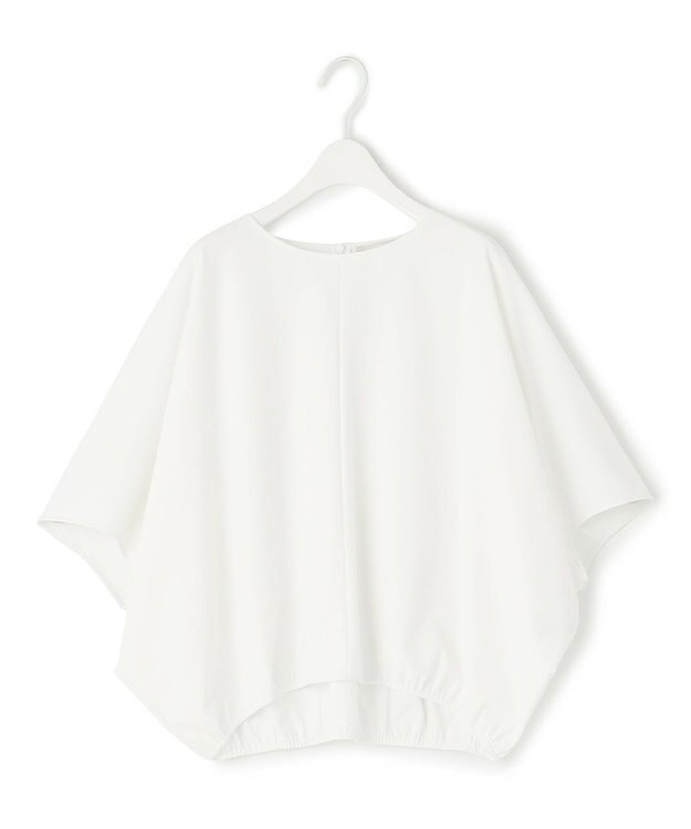 ICB 【接触冷感・UVカット・速乾・洗える】マットスキューバ ドルマンスリーブプルオーバー オフホワイト系