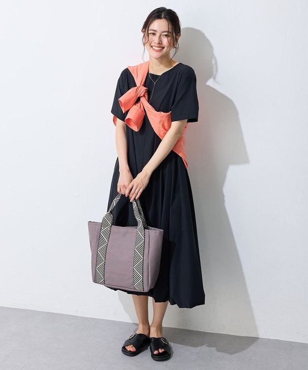 ANY キャンバストートバッグ チャコール