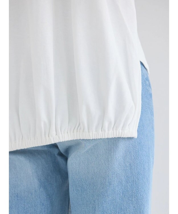 AMERICAN HOLIC バックギャザーロゴカットプルオーバー Off White