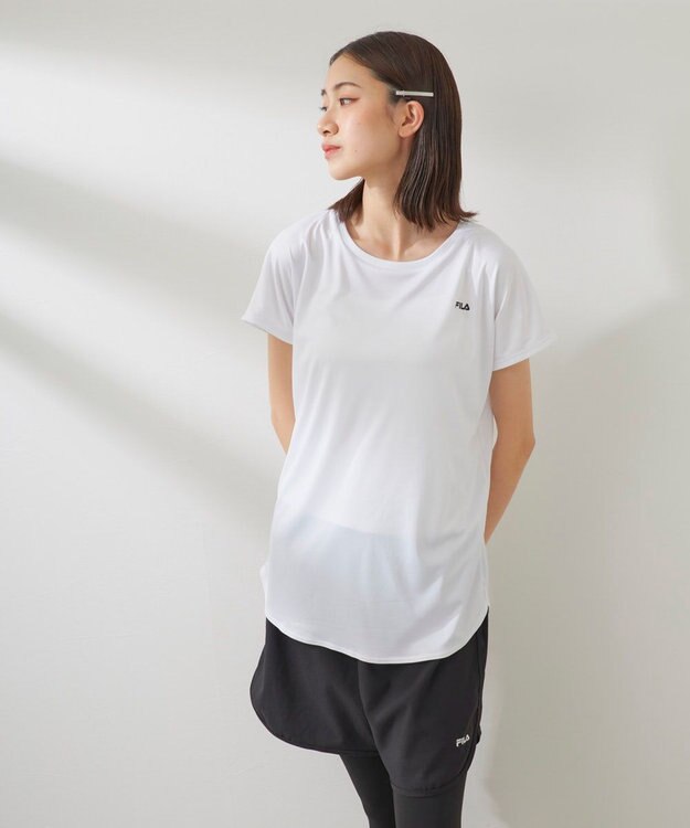 OP／FILA 【FILA】水陸両用フィットネスウェア 3点セット ホワイト