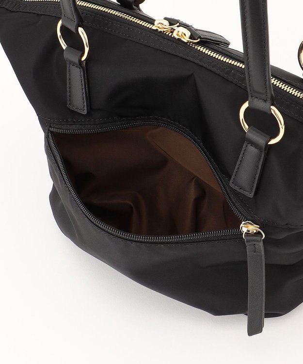 LA BAGAGERIE ウォータープルーフナイロン　2WAYハンドバッグ ブラック