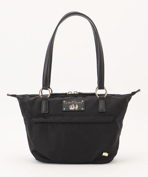 LA BAGAGERIE ウォータープルーフナイロン　2WAYハンドバッグ ブラック