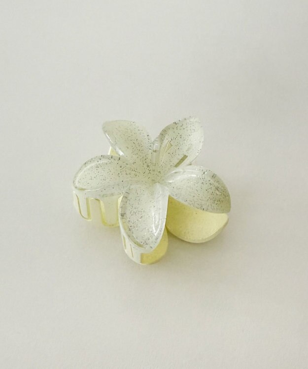 WEGO Lラメフラワーバンス ホワイト