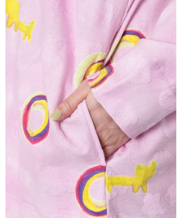 tsumori chisato SLEEP パジャマ　長袖　長ズボン　ルームウエア　綿100%　パイル生地　肌あたりやさしい　/ワコール　UDX550 ピンク