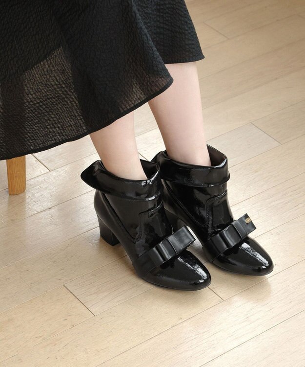 TOCCA 【晴雨兼用】STEP OF RIBBON 2WAY RAINBOOTS レインブーツ ブラック系