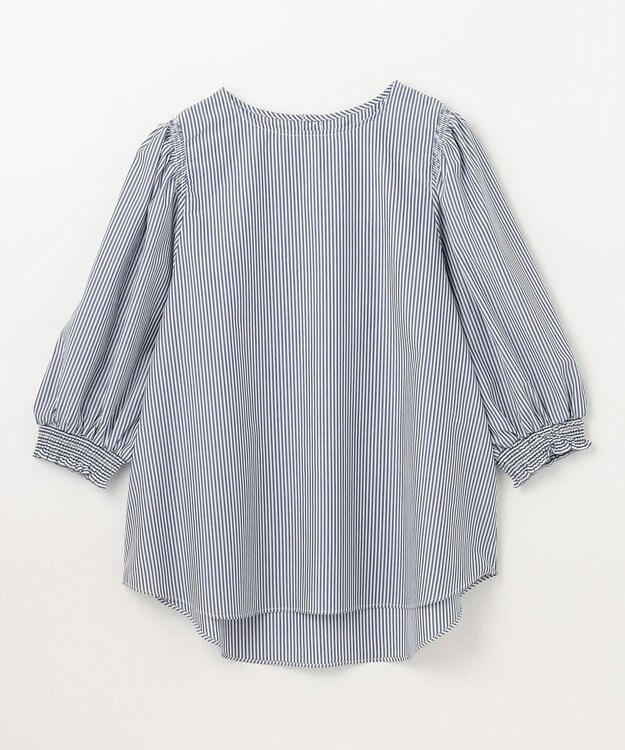 ANY 【UVカット/抗菌防臭/速乾/手洗い可】エニィファンクション ボリュームスリーブシャツ ブルーロンスト