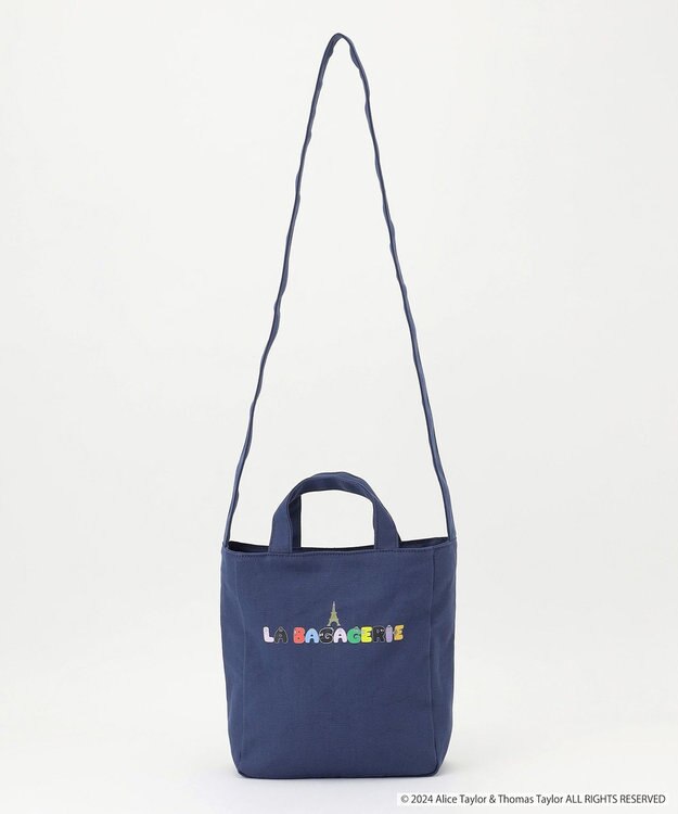 LA BAGAGERIE BARBAPAPA×LA BAGAGERIE   バーバパパコラボ　2WAYバッグ　Ｓ ネイビー
