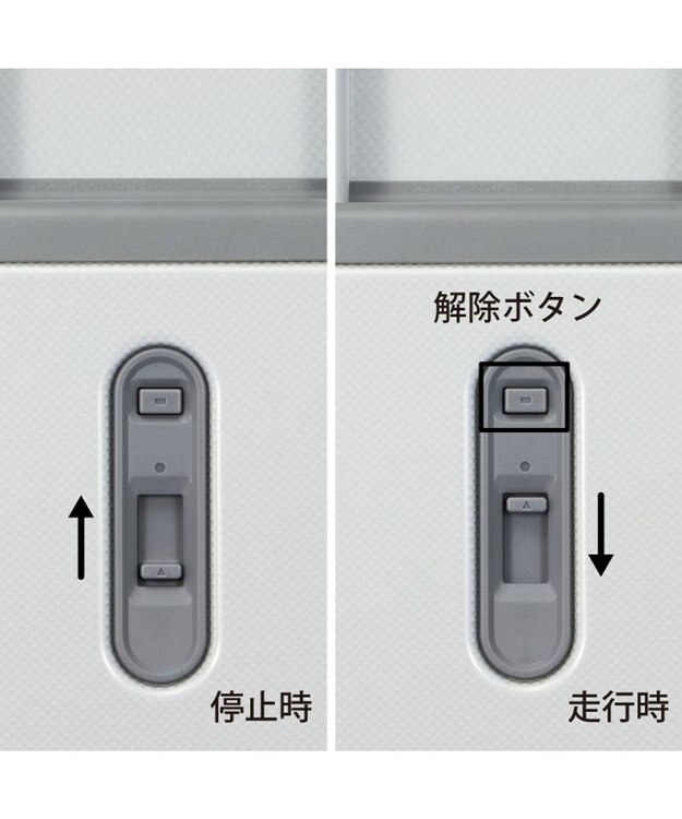 ACE BAGS & LUGGAGE ace. エース パリセイド3-Z 06915 スーツケース ジッパータイプ 74リットル ホワイト