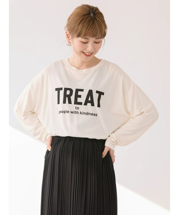 AMERICAN HOLIC ＳＥＴ　ベスト＋ロゴカットプルオーバー Ivory