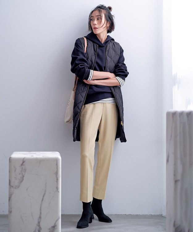 UNFILO 【TAION×UNFILO 】キルティングダウン ジレ ブラック