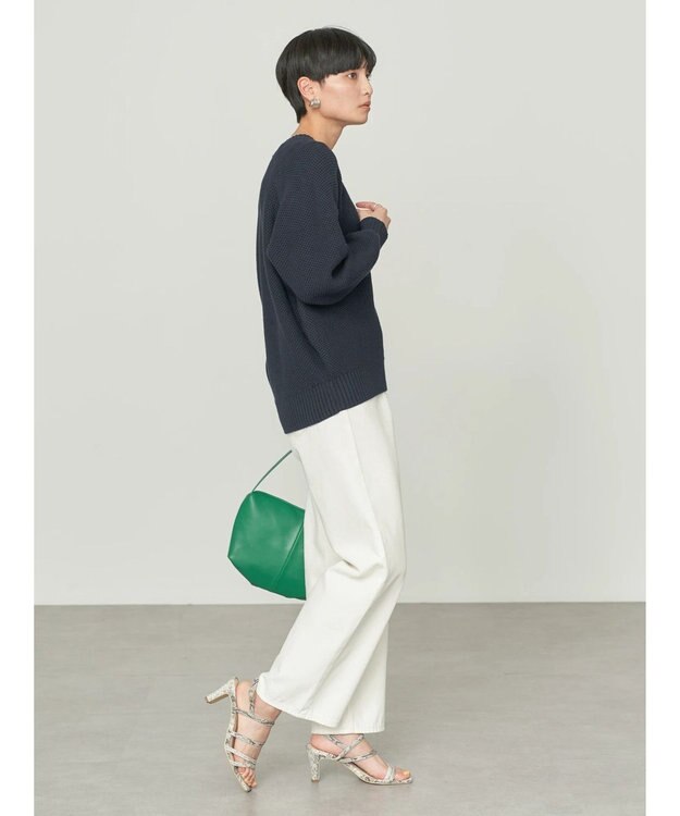 AMERICAN HOLIC ポコポコニットプルオーバー Navy