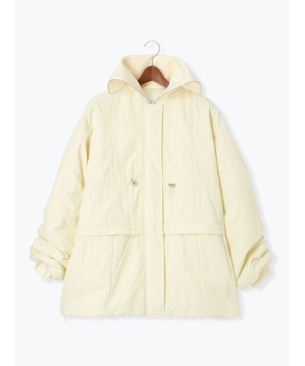 Te chichi 【Atelier Bonheur】リブカラードロストパデッドコート《2025winter catalog item》 イエロー