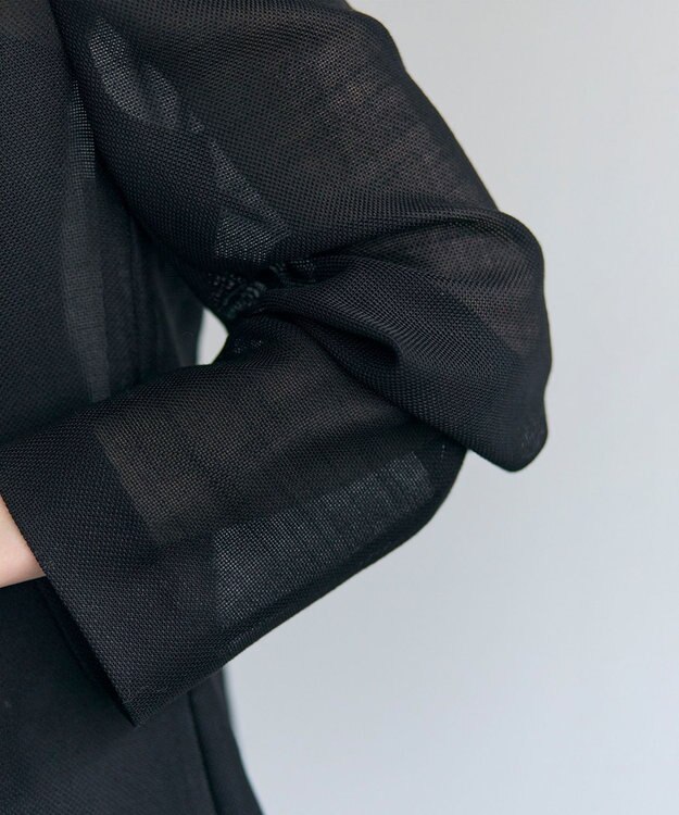 BEIGE， LIATRIS / シアー テーラードジャケット Black