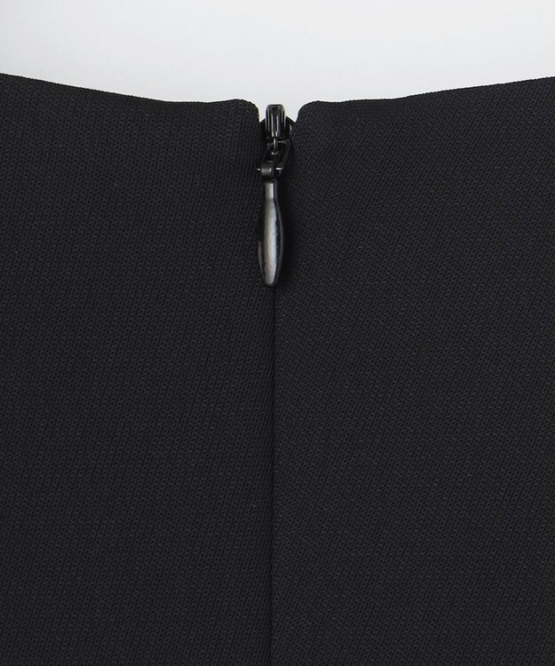 自由区 L 【17号サイズまで展開】フラワーレースダブルクロス ワンピース ブラック