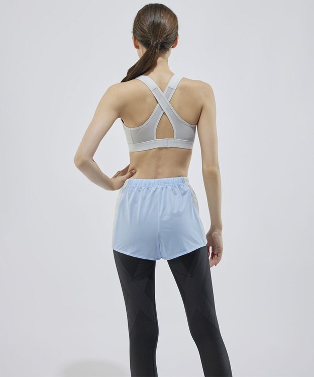CW-X 【WOMEN】 CW-X ハイサポート タイプ スポーツブラ 【SPORTSゆれケアBra】 メッシュ ユレ・ズレをおさえる ムレにくい マラソン ジョギング 球技 ノンワイヤー レディース HTY178 /ワコール シルバーグレー
