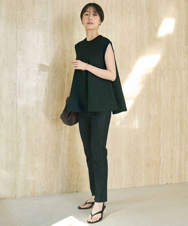 UNFILO 【UNFILO DENIM】撥水 スリムフィットデニム ブラック