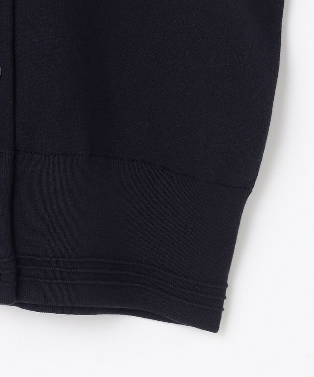 組曲 S 【加藤ローサさん着用】スムースストレッチジャケット カーディガン ネイビー系