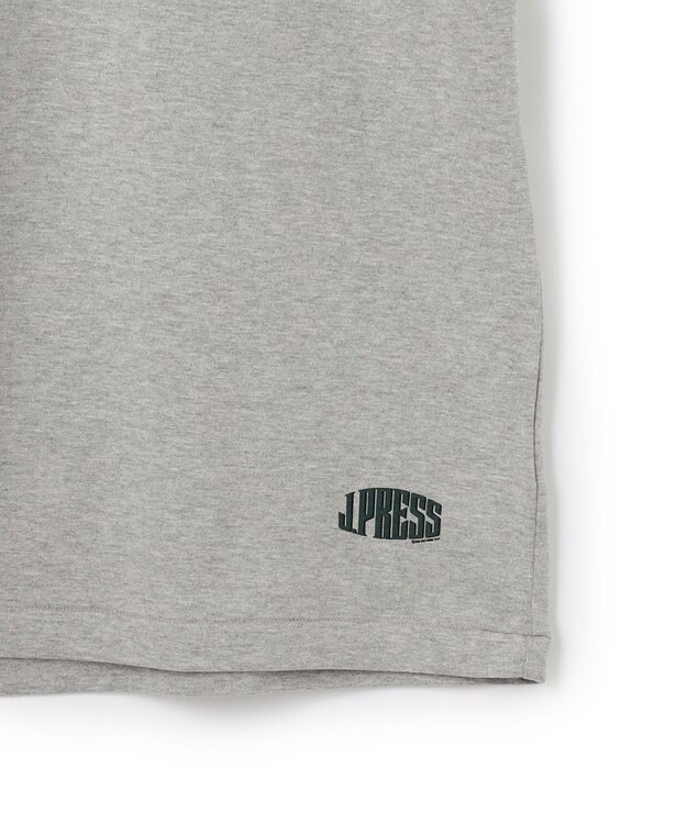 J.PRESS MEN 【J.PRESS ORIGINALS】【UNISEX】Cotton Jersey Small Logo Long Sleeve T-shirt ライトグレー系