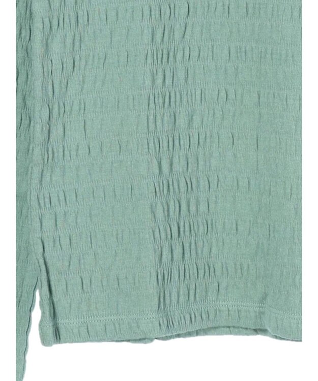 earth music&ecology シャーリングハイネックプルオーバー Mint