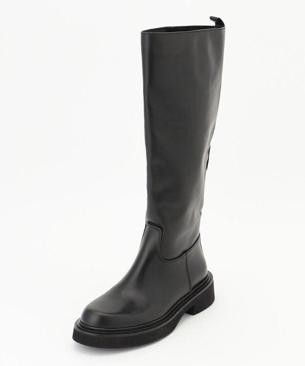 J.PRESS LADIES 【STELIO MALORI】レザー ロングブーツ ブラック系