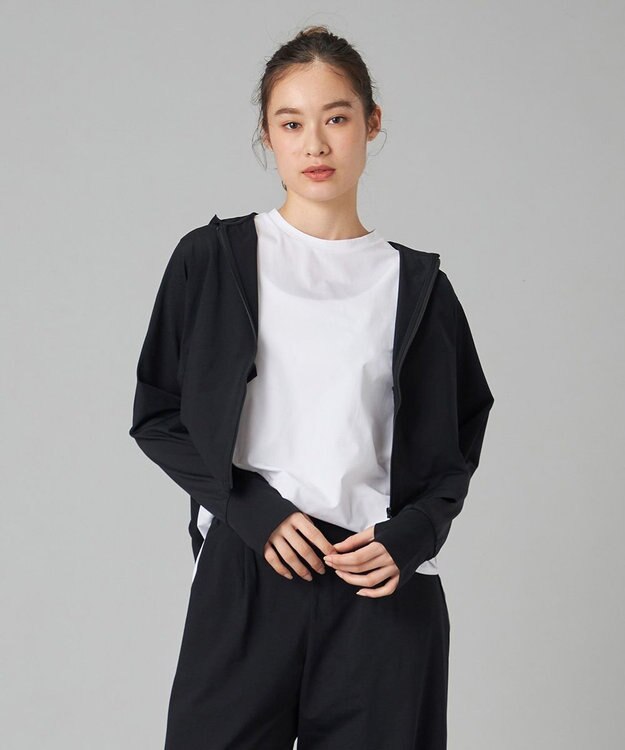 Chacott Chacott BALANCE EasyCare+フレアジャケット ブラック