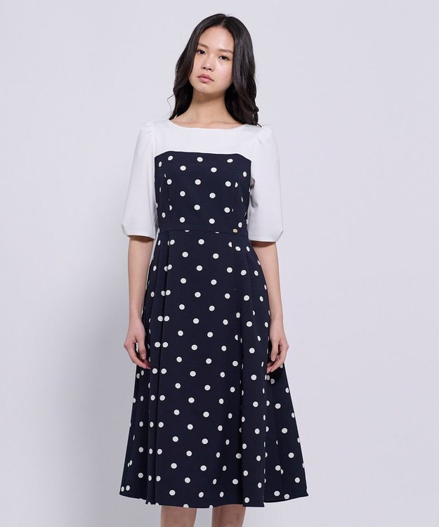 TOCCA RAIN GROW ドレス ネイビー系5