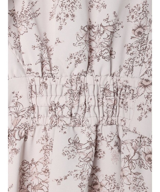 earth music&ecology フラワーフレアワンピース Ivory