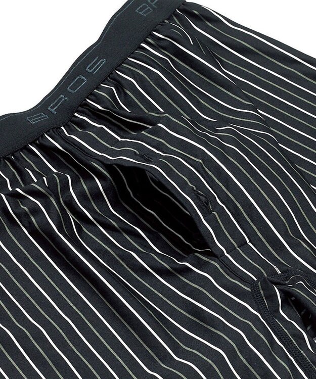 WACOAL MEN トランクス　しめつけすぎずダブつかない。　ストレッチ素材　スリムスタイル　前開き　GT4110　/ブロス ブラック