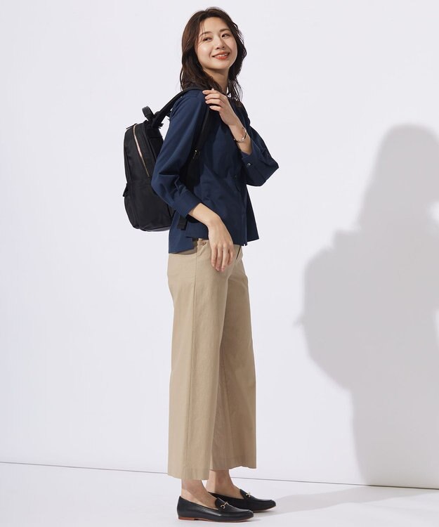 J.PRESS LADIES 【PC収納可】ナイロン リュック ブラック系