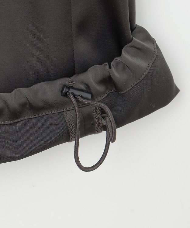 23区 【GLOW8月号掲載/洗える】スムースサテン パラシュートパンツ ダークブラウン系