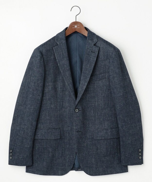 JOSEPH ABBOUD 【多機能/ストレッチ】ツィーディージャージー ジャケット ブルー系