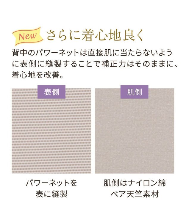 BRADELIS New York 【BRADELIS NewYork peace】綿混キャッチャーカップレースブラキャミ25 ノンワイヤー 補正下着 補整 カップ付き ブラトップ ボディシェイパー グレージュ