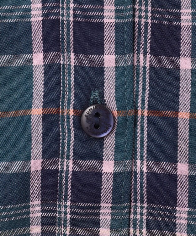 組曲 KIDS 【150-160cm】ブリティッシュ ブラウス グリーン系3