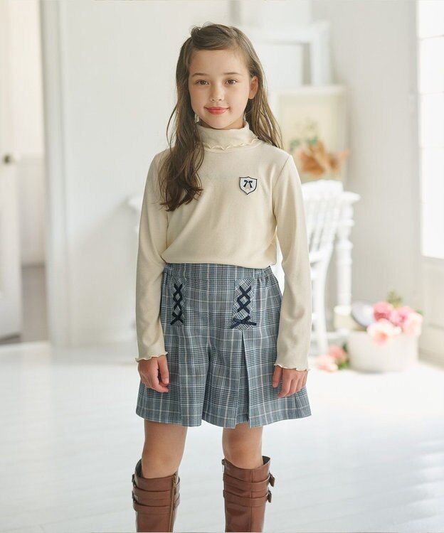 組曲 KIDS 【150-160㎝】なめらかタッチ インナー エクリュ