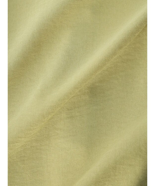 Green Parks フレンチスリーブタックブラウス Yellow