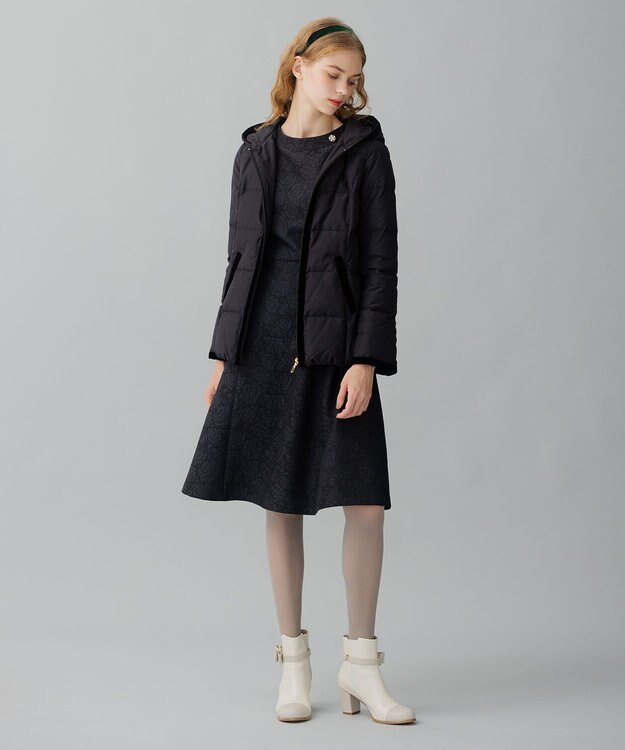 TOCCA HOLIDAY ショートダウンコート ブラック系