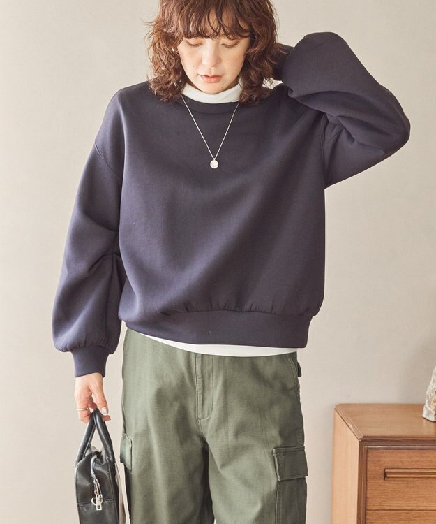 AMERICAN HOLIC タックスリーブポンチプルオーバー Dark Navy