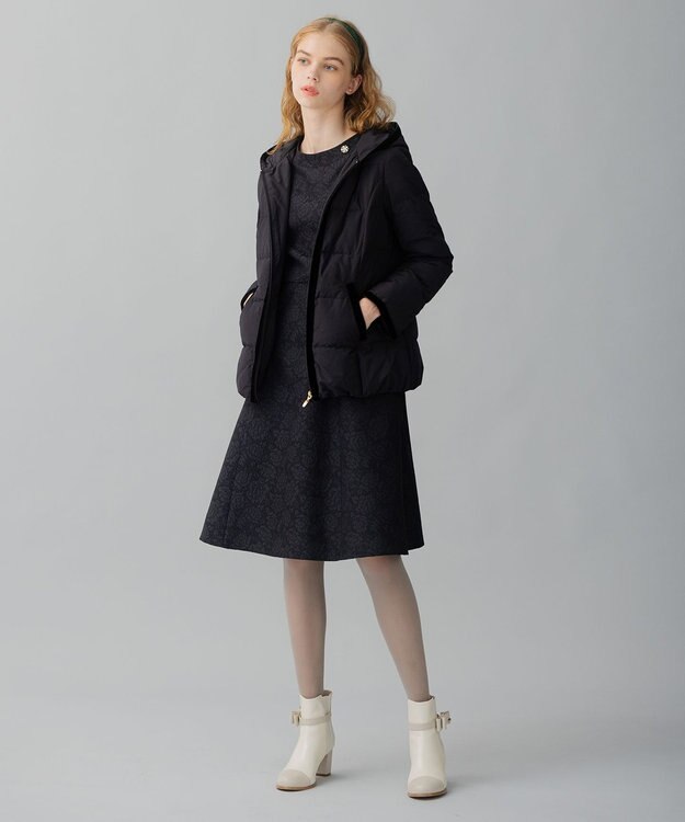 TOCCA HOLIDAY ショートダウンコート ブラック系