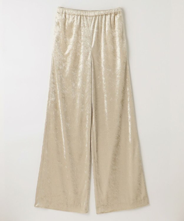 NAVE 【ReNAVE】クラッシュベロア パンツ ライトベージュ系