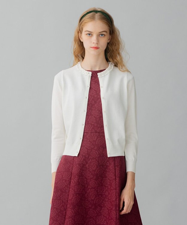 TOCCA 【洗える！】ANGELA カーディガン アイボリー系