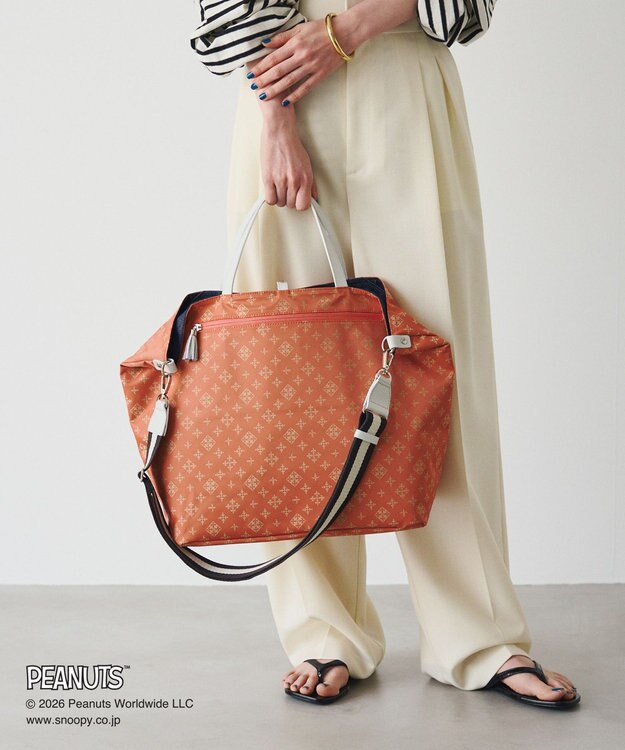 russet 《PEANUTS×russet》リバーシブルビッグトートバッグ(CE-1756) Indigo