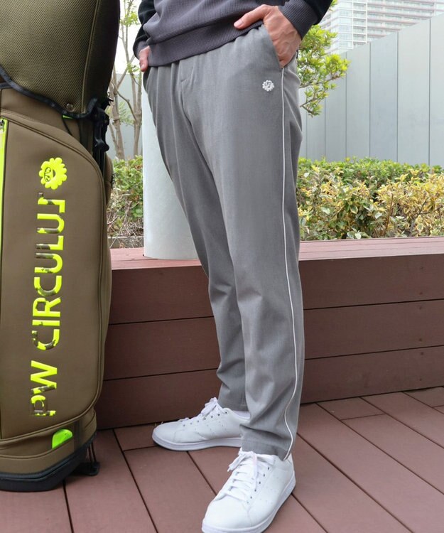 PW CIRCULUS 【MEN】ウールライク テーパードパンツ  ゴルフ グレー系