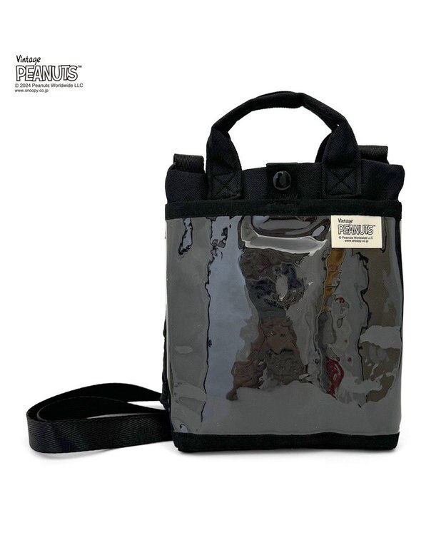 ROOTOTE 8408【スヌーピー】IP.ベビールー.パフ.ピーナッツ-9R 01：ブラック