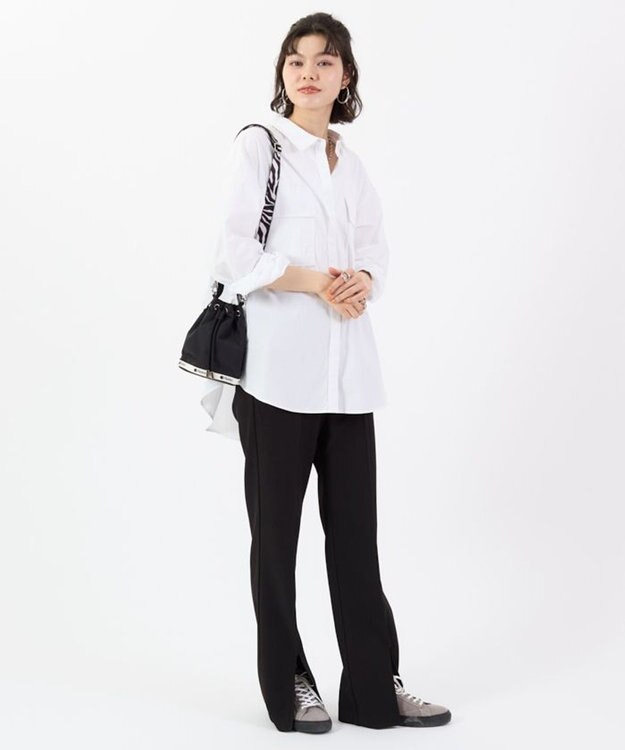 LeSportsac DRAWSTRING BUCKET XBODY/ノワールゼブラ ノワールゼブラ