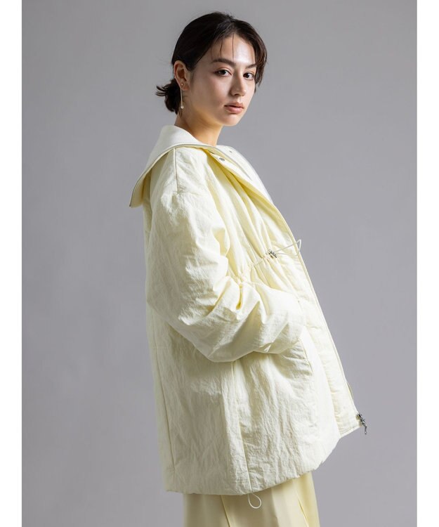 Te chichi 【Atelier Bonheur】リブカラードロストパデッドコート《2025winter catalog item》 イエロー