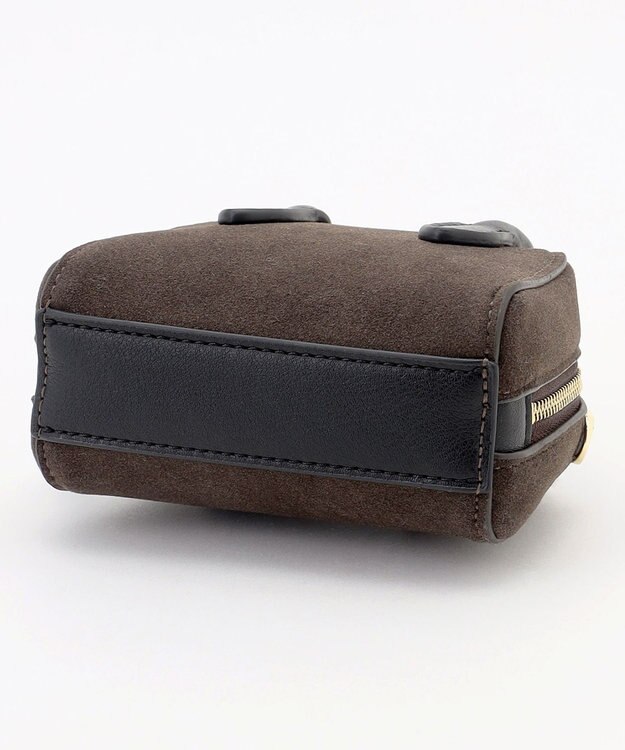 自由区 【SHIHOさん着用】スエードライクボストン バッグ スレート