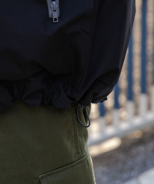 WEGO 3レイヤーフードブルゾン ブラック