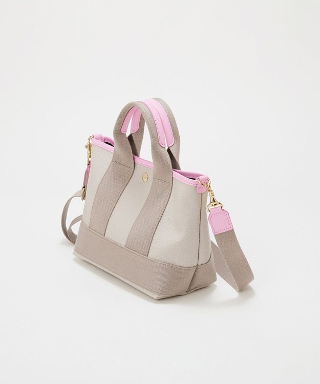 TOPKAPI 【Breath TOPKAPI】【26SS新色】SCOTCH GRAIN スコッチグレイン ネオレザー ミニ トートバッグ SS（ショルダー付き） グレー