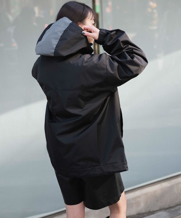 WEGO 3レイヤーフードブルゾン ブラック